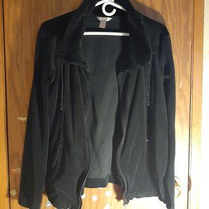 Light Cotton Zip Up Sweater